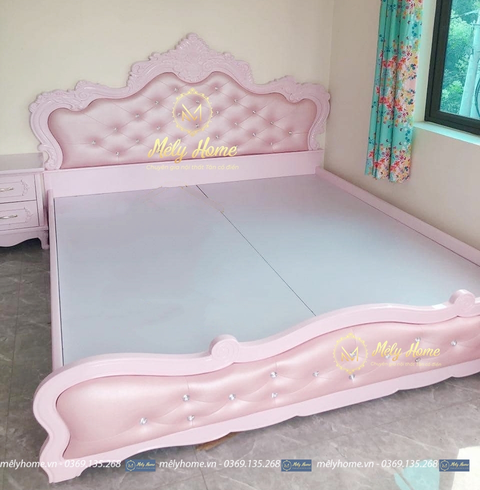 Thiết kế nội thất phòng ngủ con gái phong cách tân cổ điện cá tính